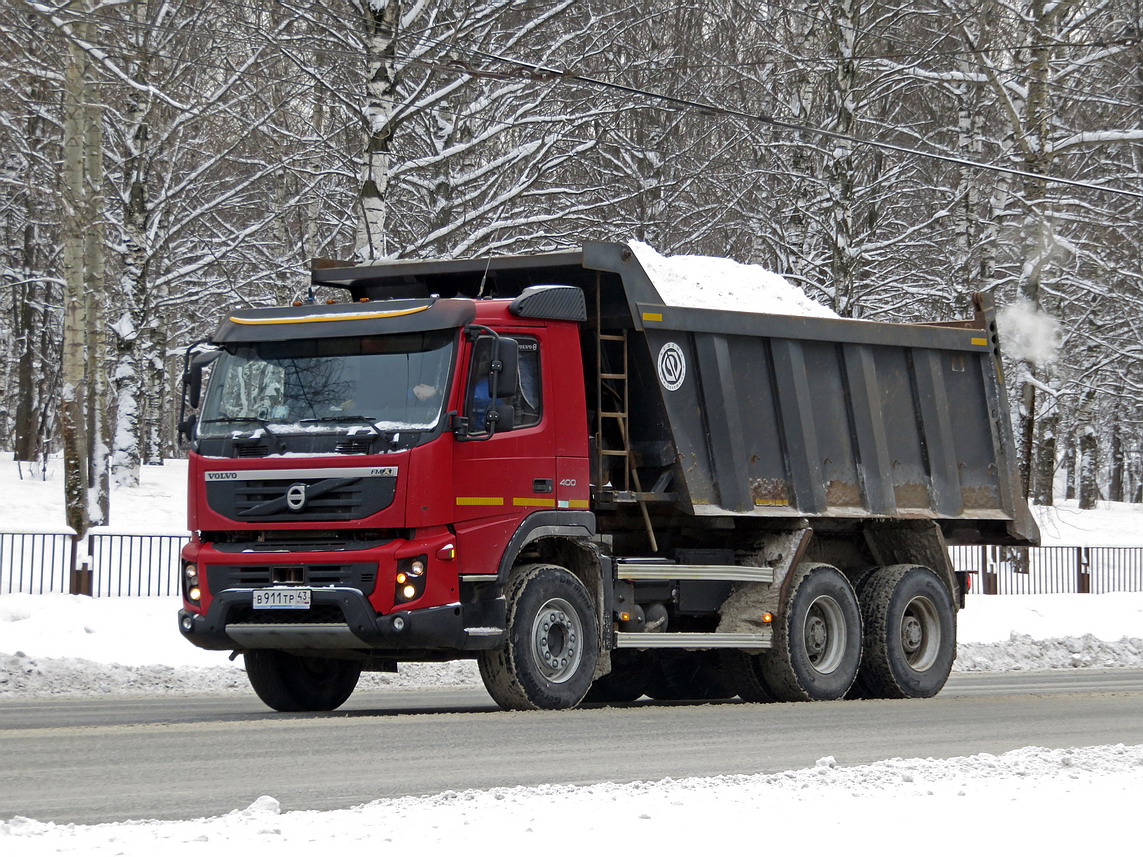 Кировская область, № В 911 ТР 43 — Volvo ('2010) FMX.400 [X9P]