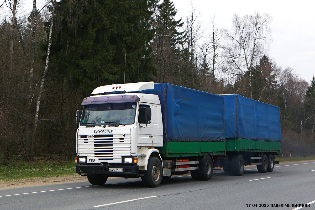 Гомельская область, № АВ 3261-3 — Scania (II) R113H