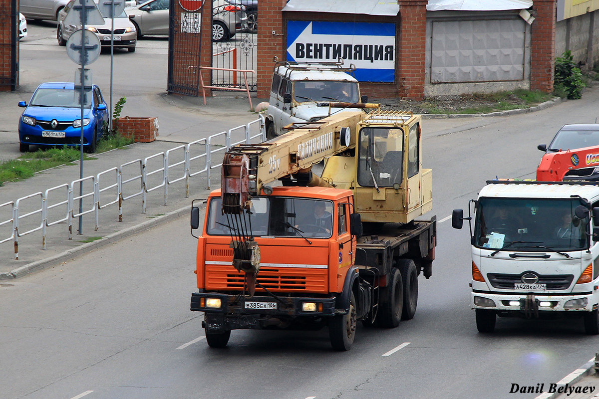 Ханты-Мансийский автоном.округ, № В 385 ЕА 186 — КамАЗ-55111-15 [55111R]