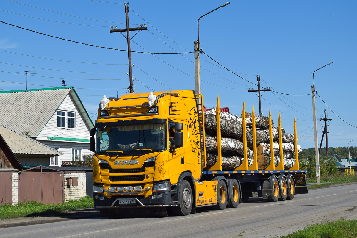 Алтайский край, № К 515 ТХ 22 — Scania ('2016) G440