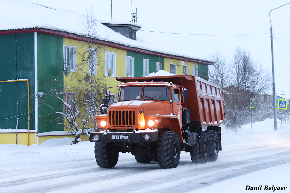 Ненецкий автономный округ, № А 673 ЕО 83 — Урал-55571-40