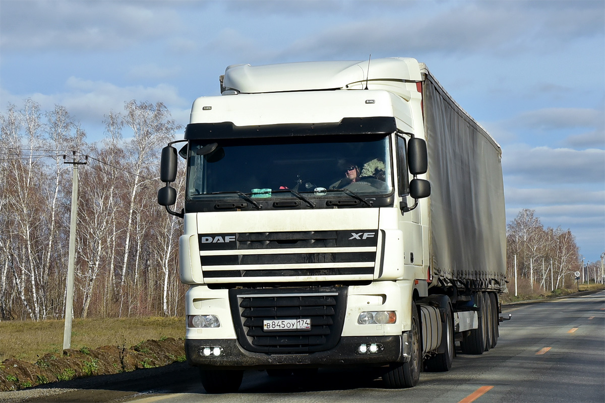 Челябинская область, № В 845 ОУ 174 — DAF XF105 FT