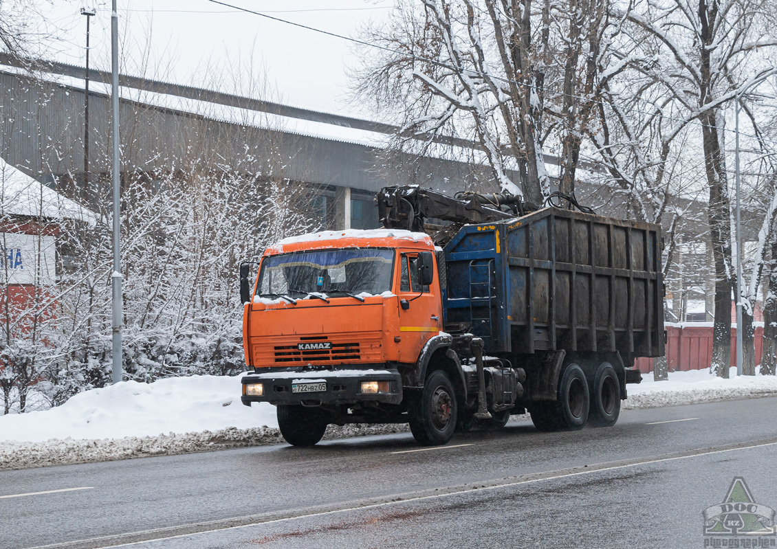 Алматинская область, № 722 HBZ 05 — КамАЗ-53229 (общая модель)