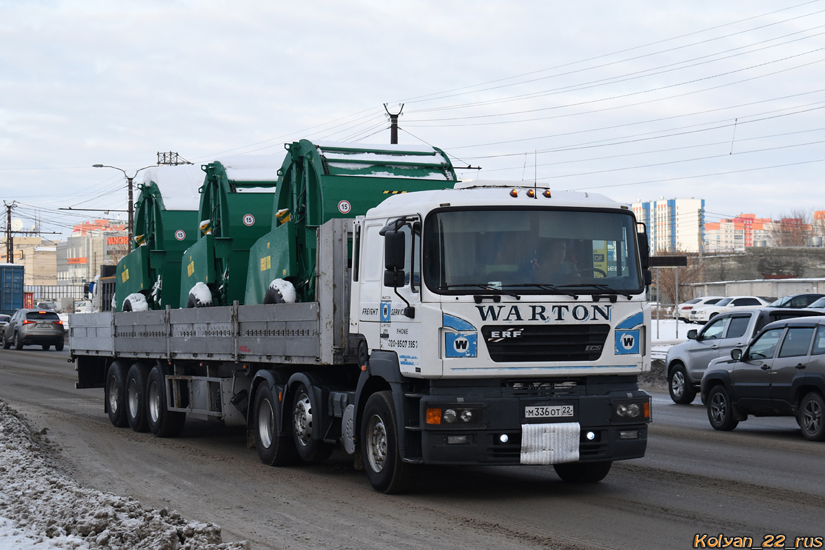 Алтайский край, № М 336 ОТ 22 — ERF ECS; Прицепы сельскохозяйственные — Пресс-подборщик ПРФ-180*; Прицепы сельскохозяйственные — Пресс-подборщики (общая)