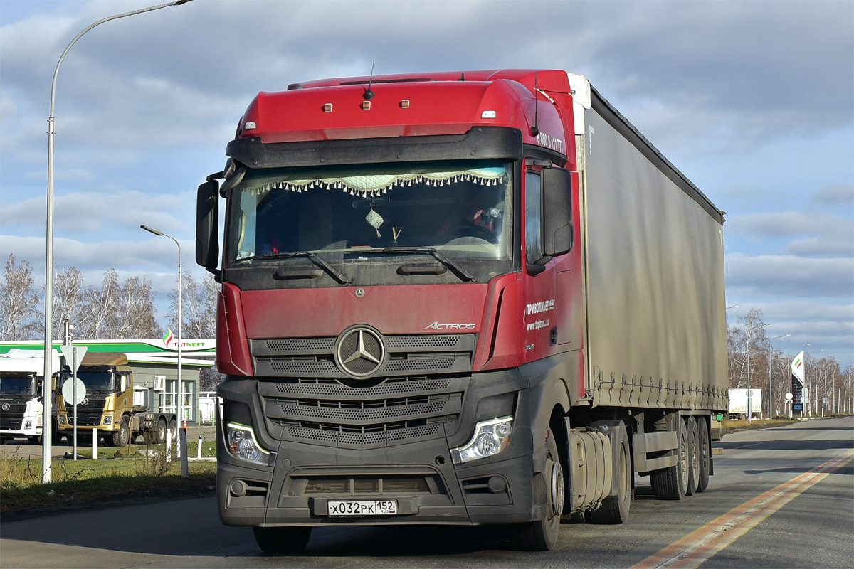 Нижегородская область, № Х 032 РК 152 — Mercedes-Benz Actros '18 1845 [Z9M]