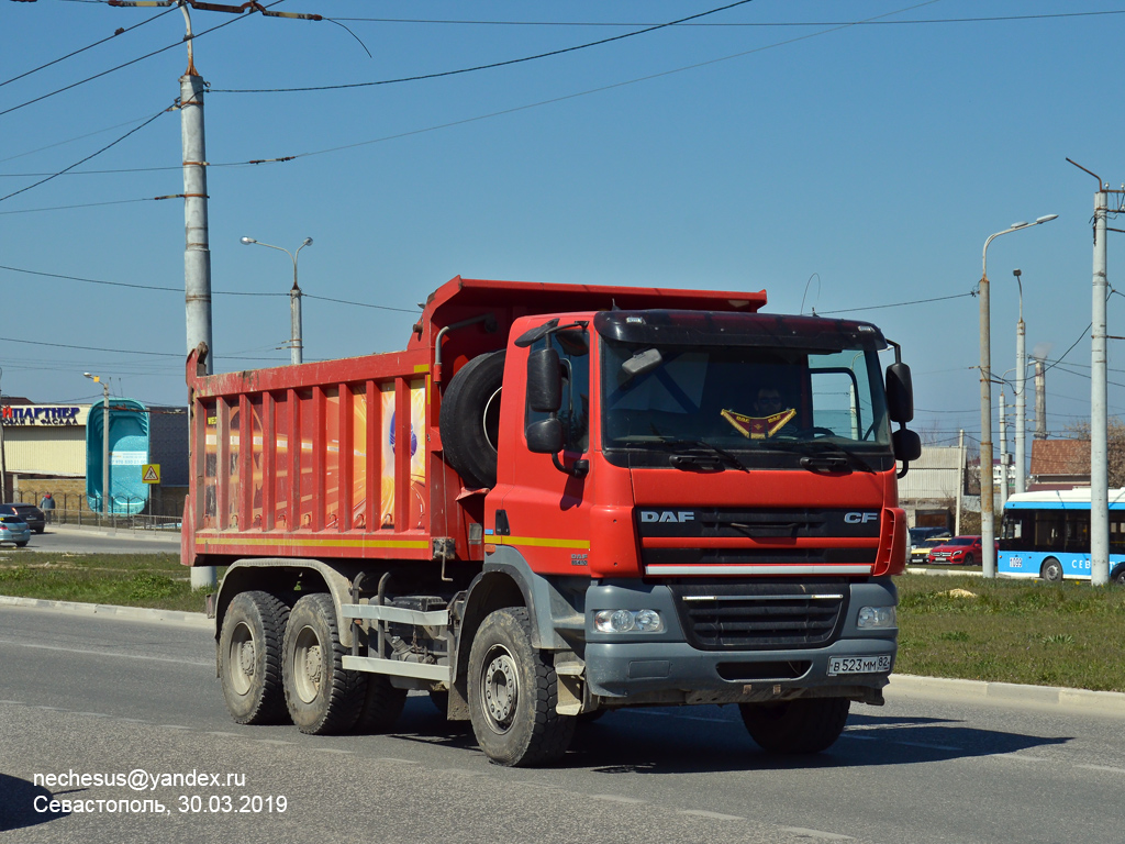 Крым, № В 523 ММ 82 — DAF CF85 FAT