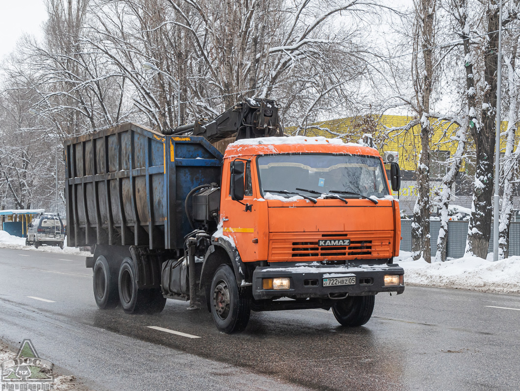 Алматинская область, № 722 HBZ 05 — КамАЗ-53229 (общая модель)