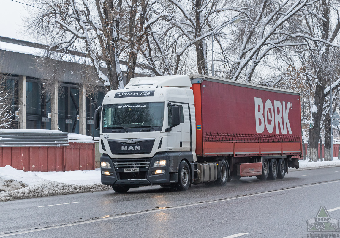 Узбекистан, № 80 Q 075 QA — MAN TGX ('2016) 18.460