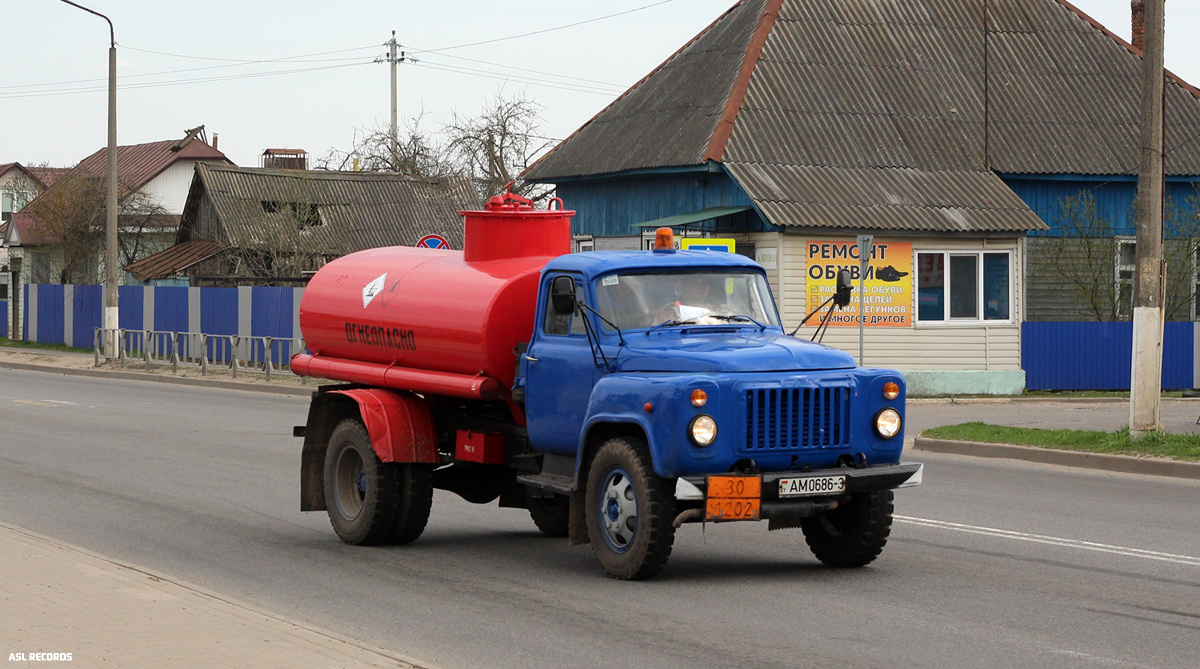 Гомельская область, № АМ 0686-3 — ГАЗ-53-12