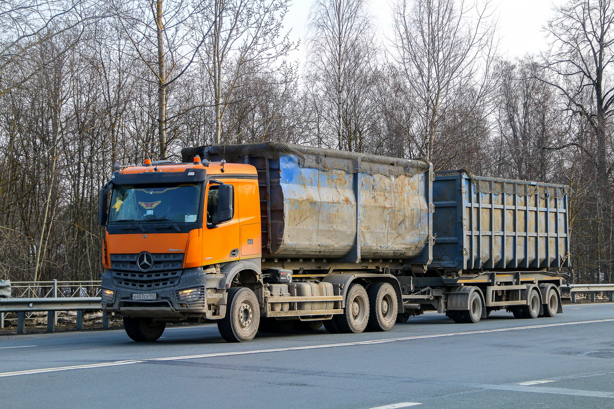 Ленинградская область, № В 457 СУ 147 — Mercedes-Benz Arocs (общ.м)