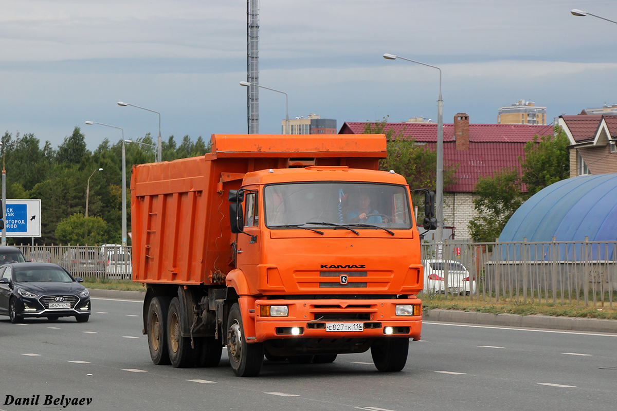 Татарстан, № С 827 ТК 116 — КамАЗ-6520 [652000]