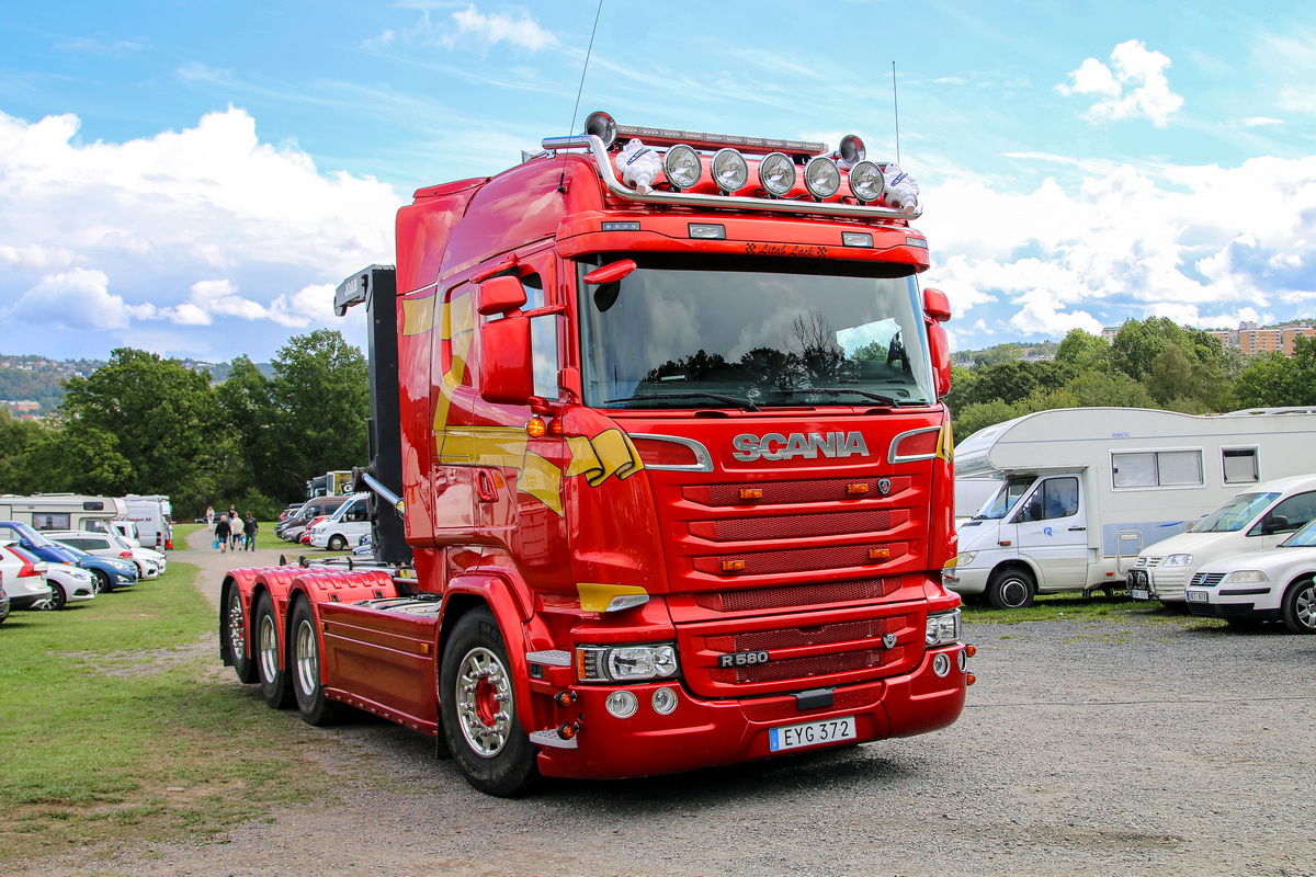 Швеция, № EYG 372 — Scania ('2013) R580; Швеция — Nordic Trophy 2018