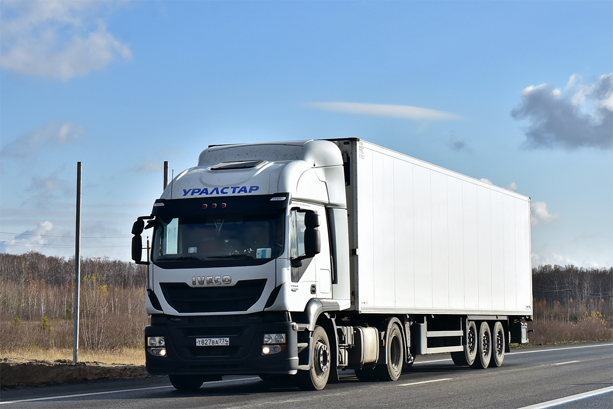 Челябинская область, № Т 827 ВА 774 — IVECO Stralis ('2012) 420