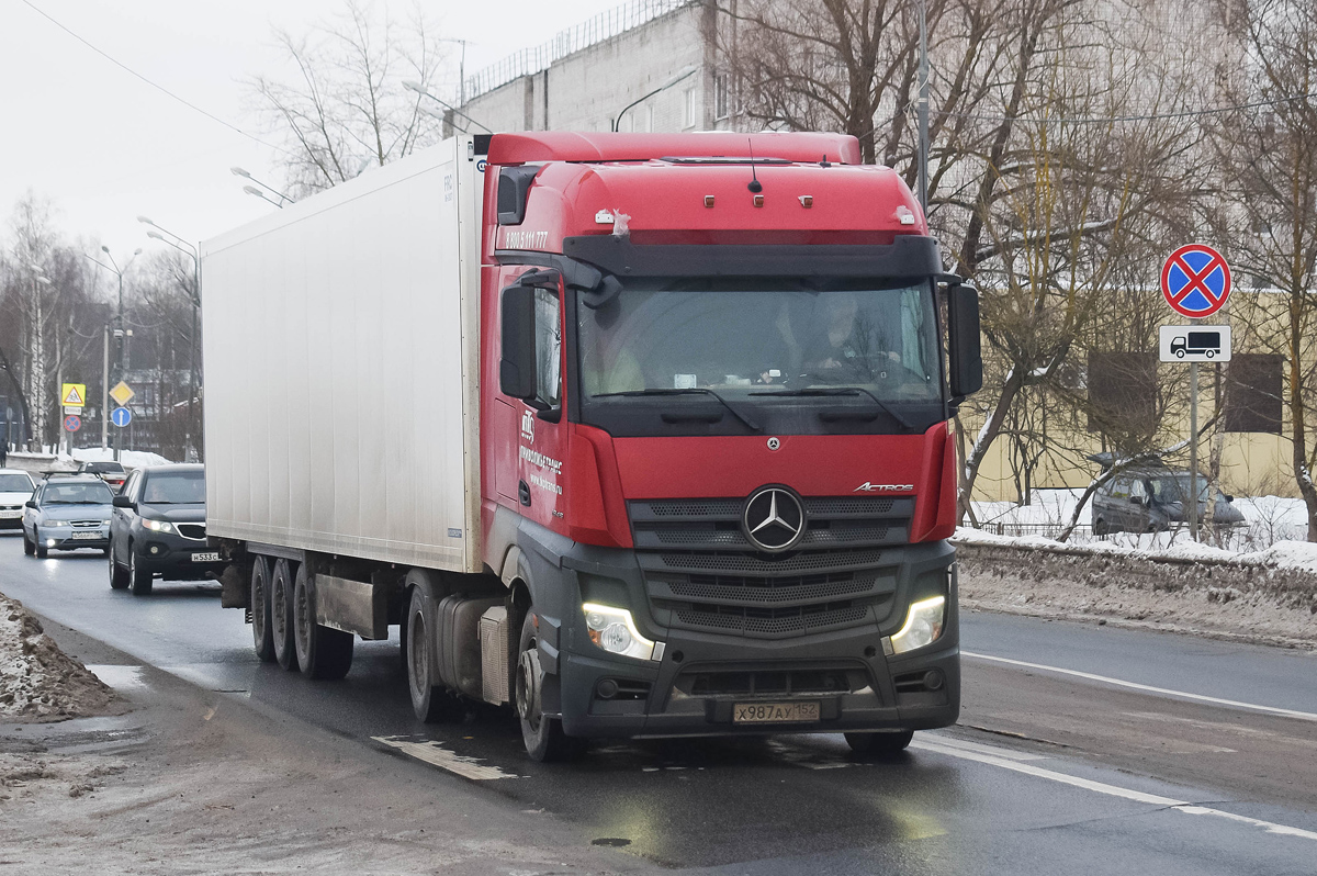 Нижегородская область, № Х 987 АУ 152 — Mercedes-Benz Actros '11 1845 [Z9M]