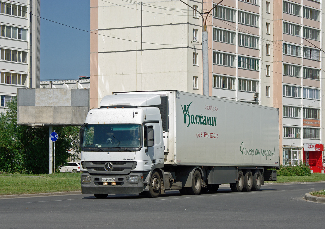 Ярославская область, № У 654 КО 76 — Mercedes-Benz Actros '09 1841 [Z9M]