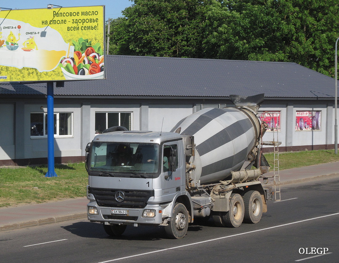 Витебская область, № 1 — Mercedes-Benz Actros ('2003) 3332