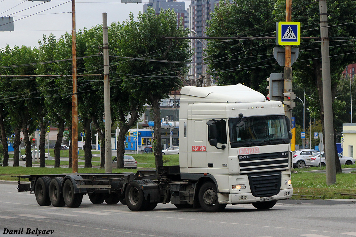 Свердловская область, № В 660 МК 196 — DAF XF105 FT