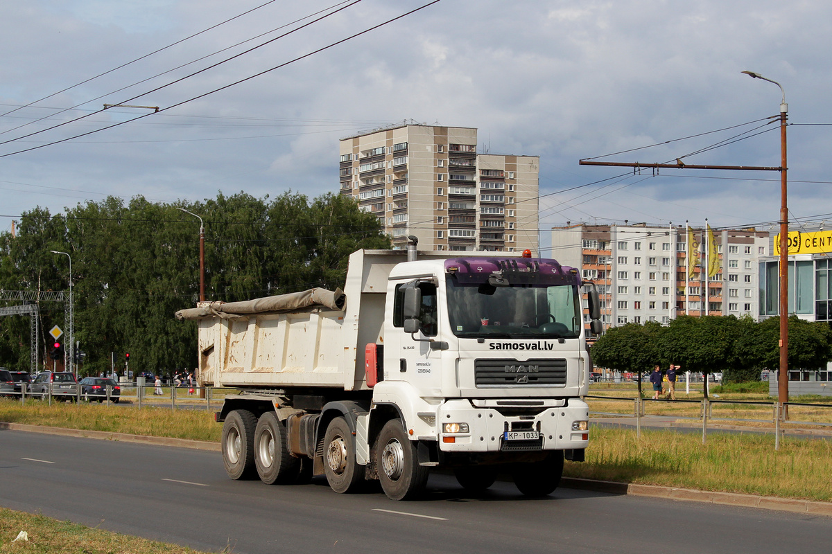 Латвия, № KP-1033 — MAN TGA (общая модель)