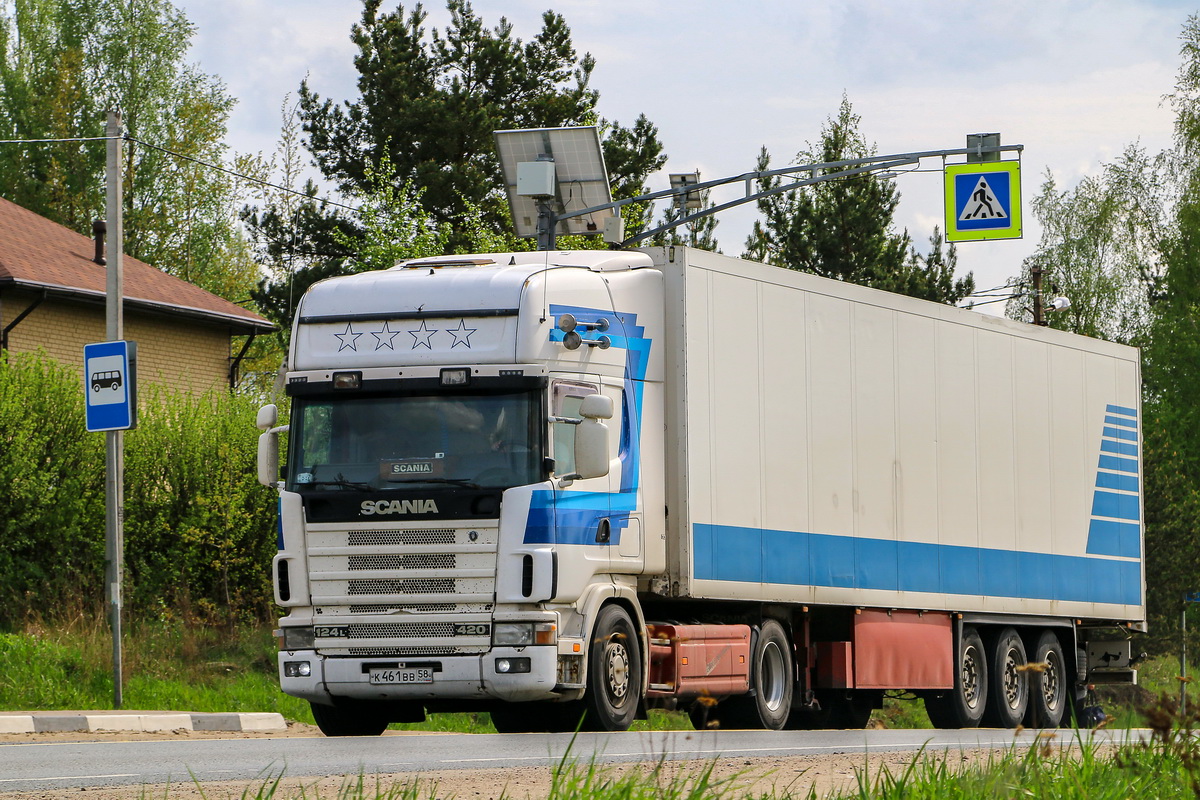 Пензенская область, № К 461 ВВ 58 — Scania ('1996) R124L