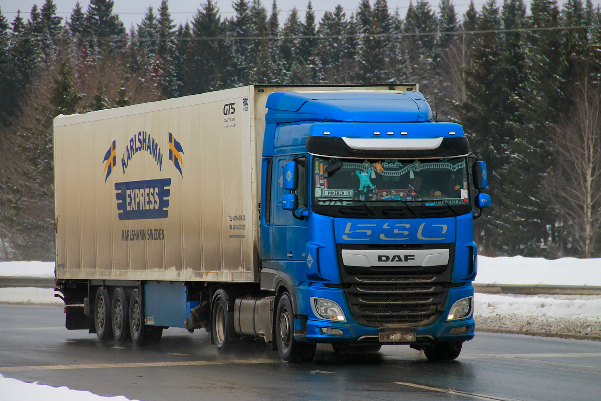 Удмуртия, № (18) Б/Н 0089 — DAF XF Euro6 FT; Удмуртия — Автомобили с нечитаемыми (неизвестными) номерами