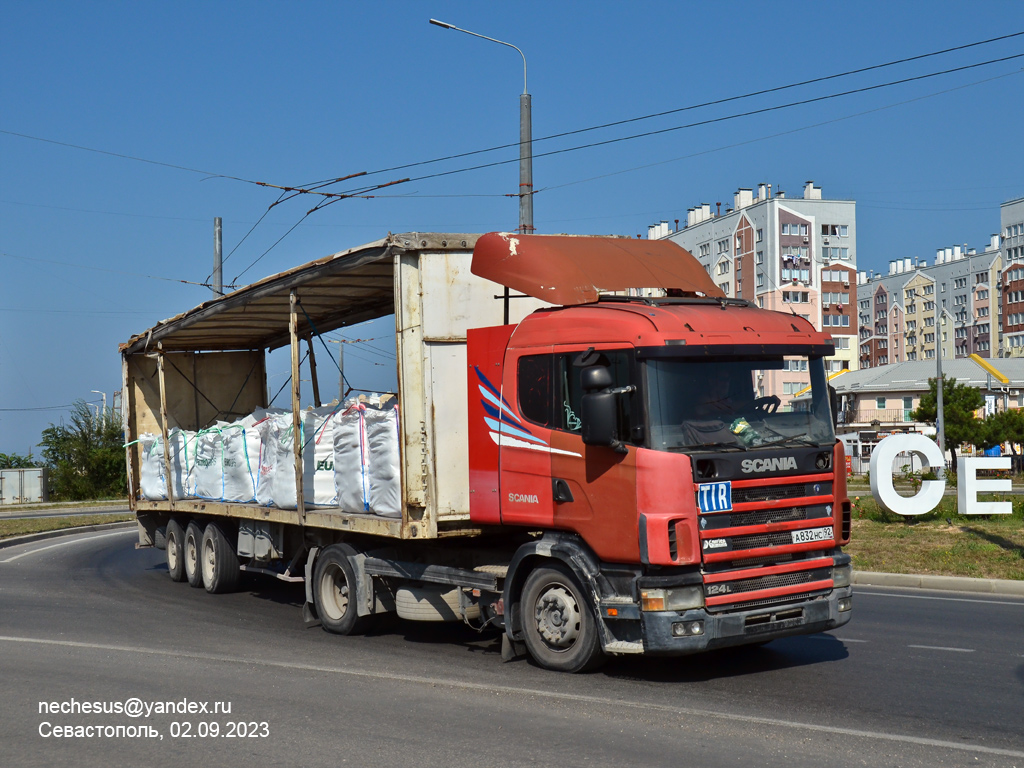 Севастополь, № А 832 НС 92 — Scania ('1996) R124L