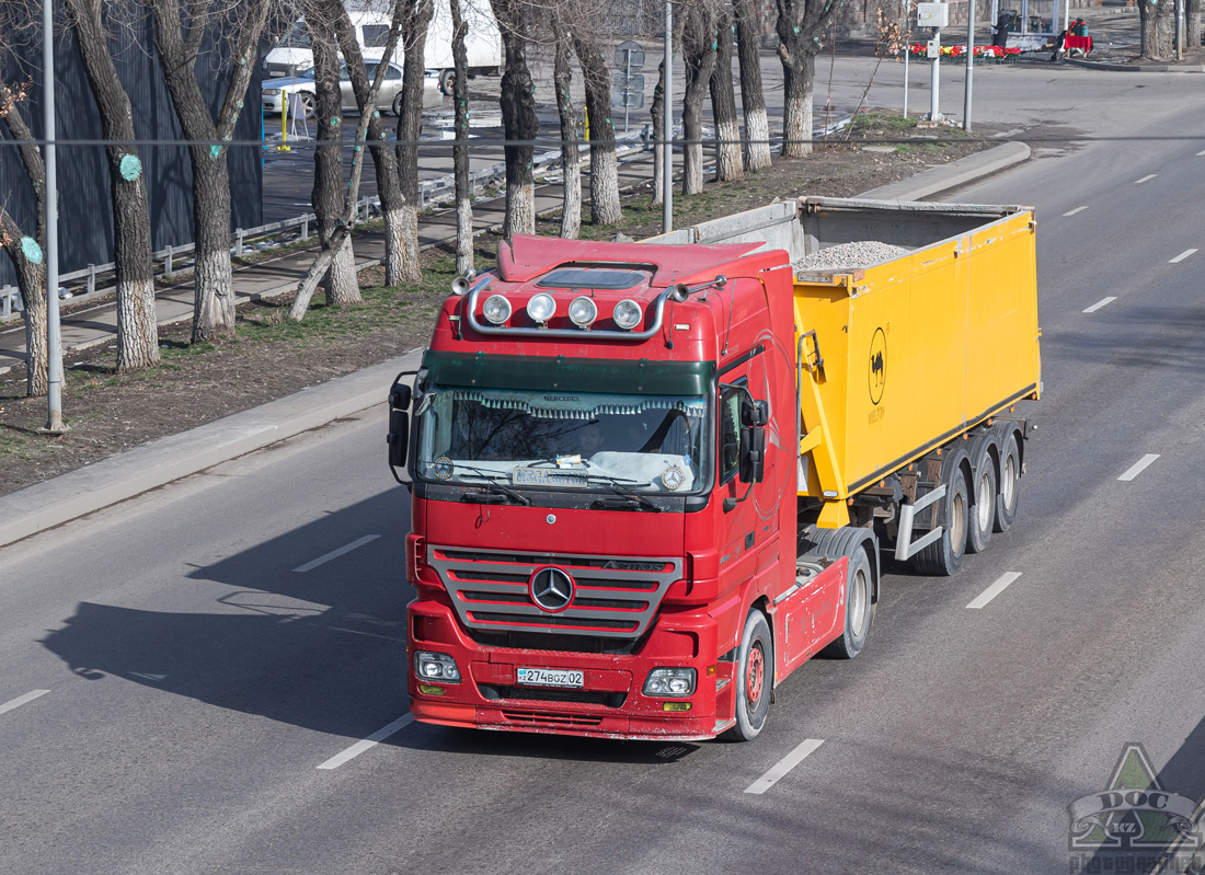 Алматы, № 274 BGZ 02 — Mercedes-Benz Actros ('2003) 1844