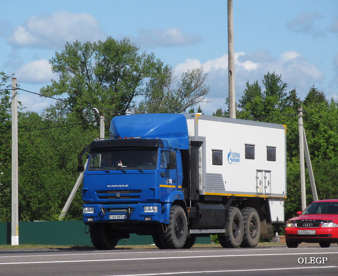 Витебская область, № АК 9870-2 — КамАЗ-43118 (общая модель)