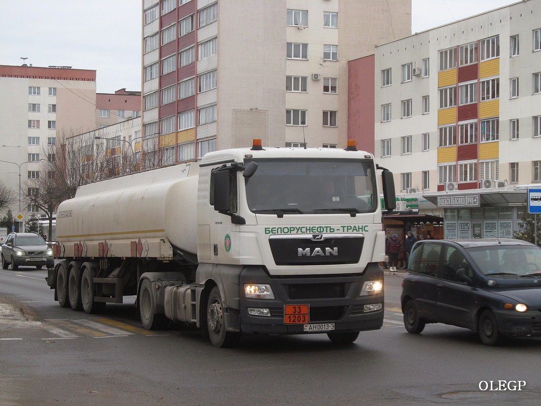 Гомельская область, № АН 0013-3 — MAN TGX ('2007) 18.400