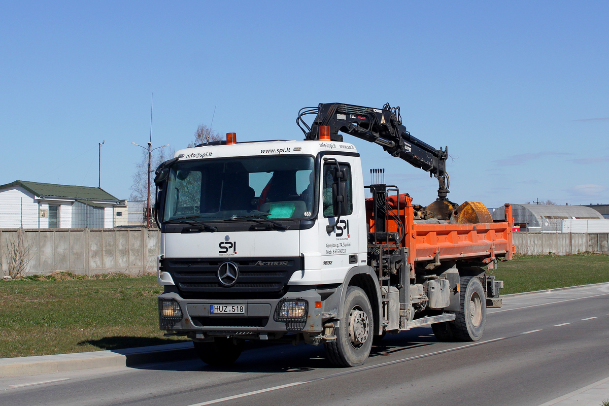 Литва, № HUZ 518 — Mercedes-Benz Actros ('2003) 1832