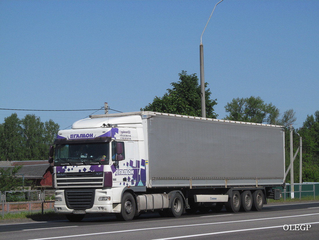 Брянская область, № Р 507 РР 32 — DAF XF105 FT