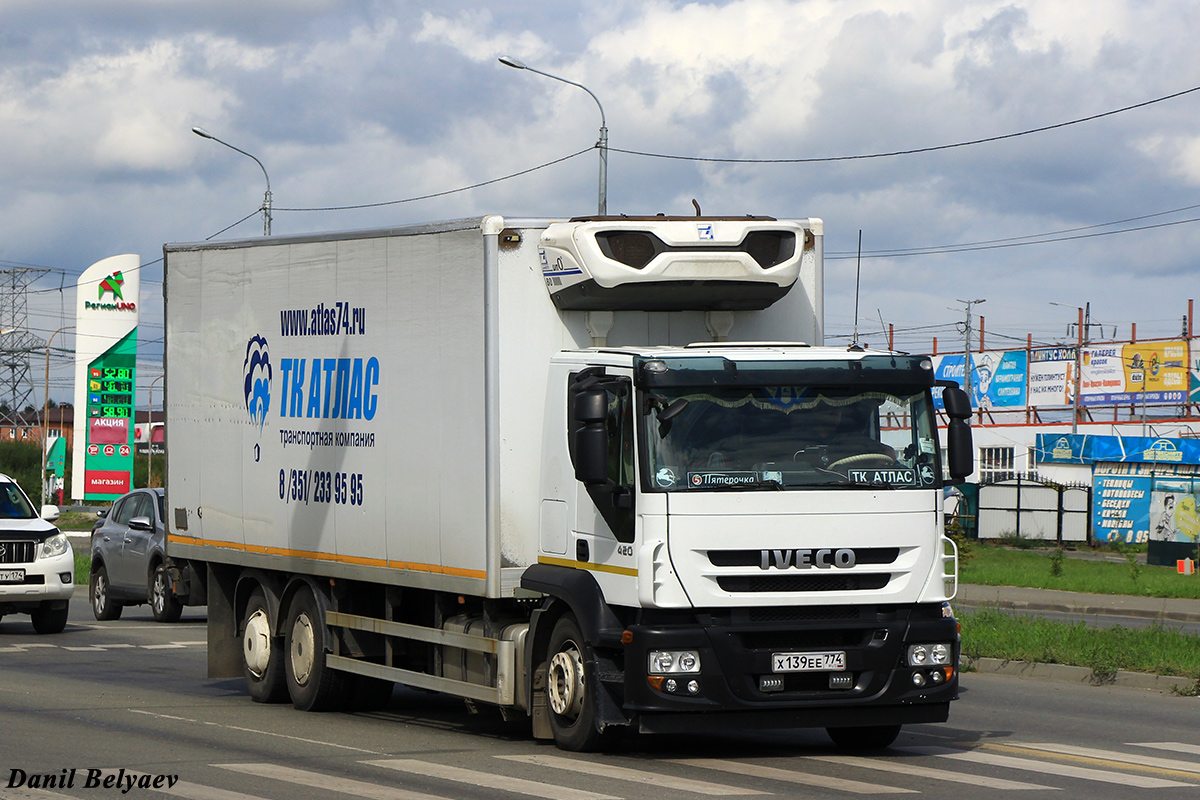 Челябинская область, № Х 139 ЕЕ 774 — IVECO Stralis ('2007) 420