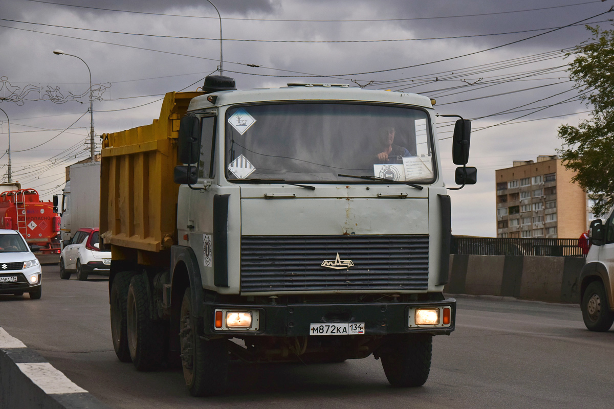 Волгоградская область, № М 872 КА 134 — МАЗ-5516 [551600]