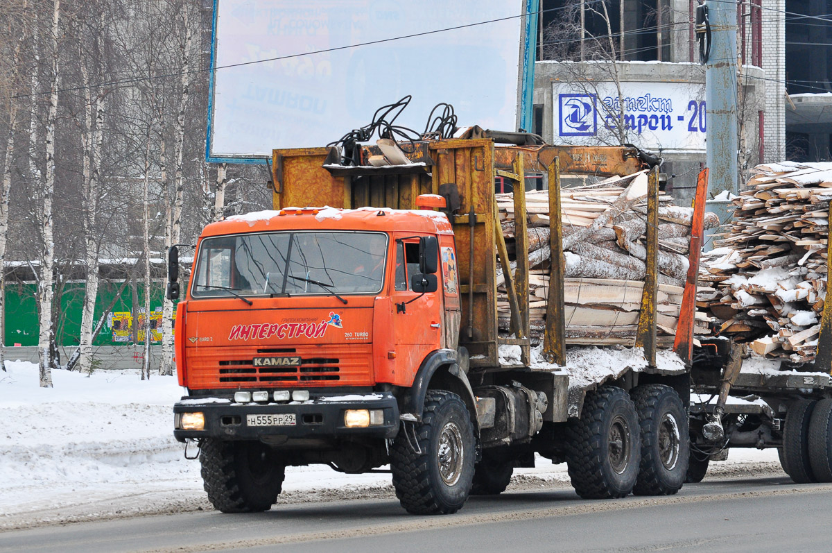 Архангельская область, № Н 555 РР 29 — КамАЗ-43118-10 [43118K]