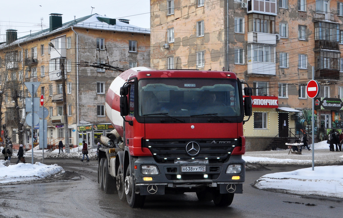 Омская область, № А 638 УУ 155 — Mercedes-Benz Actros ('2003) 4141