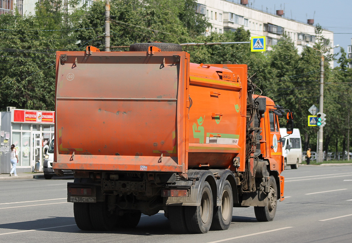 Челябинская область, № У 438 СН 174 — КамАЗ-65115 (общая модель)