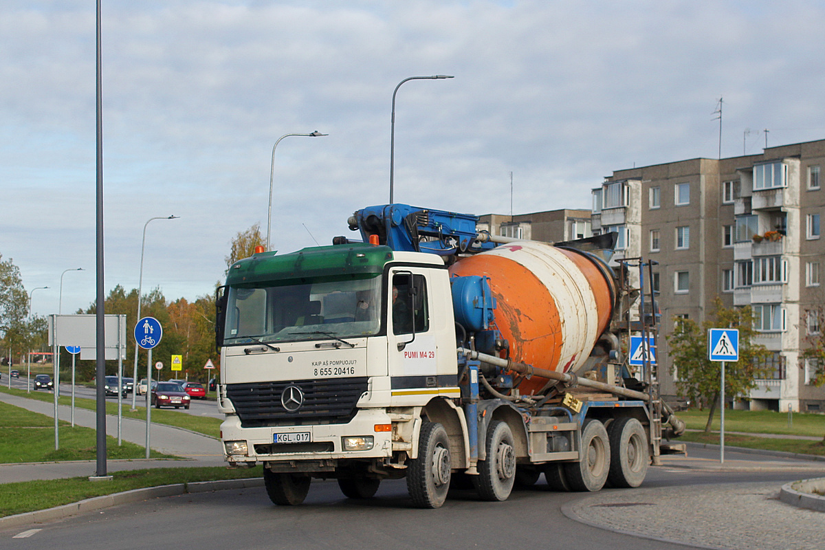 Литва, № KGL 017 — Mercedes-Benz Actros ('1997)