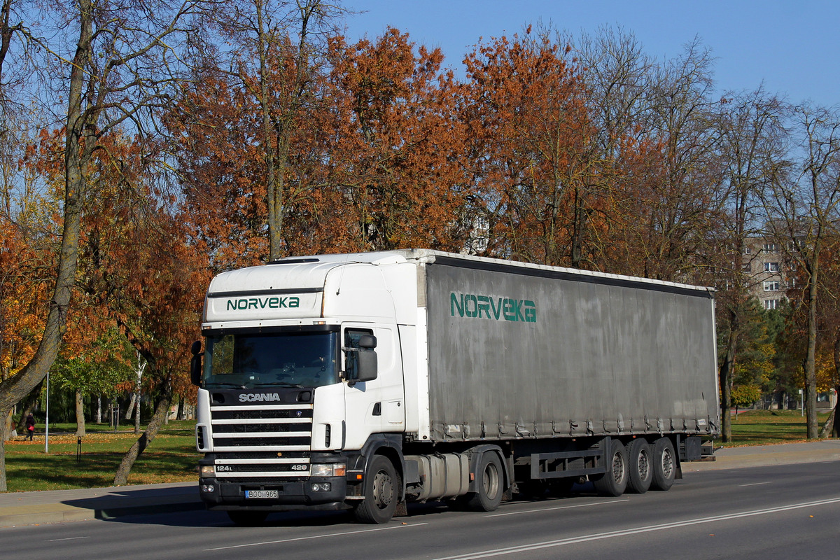 Литва, № BOC 965 — Scania ('1996) R124L