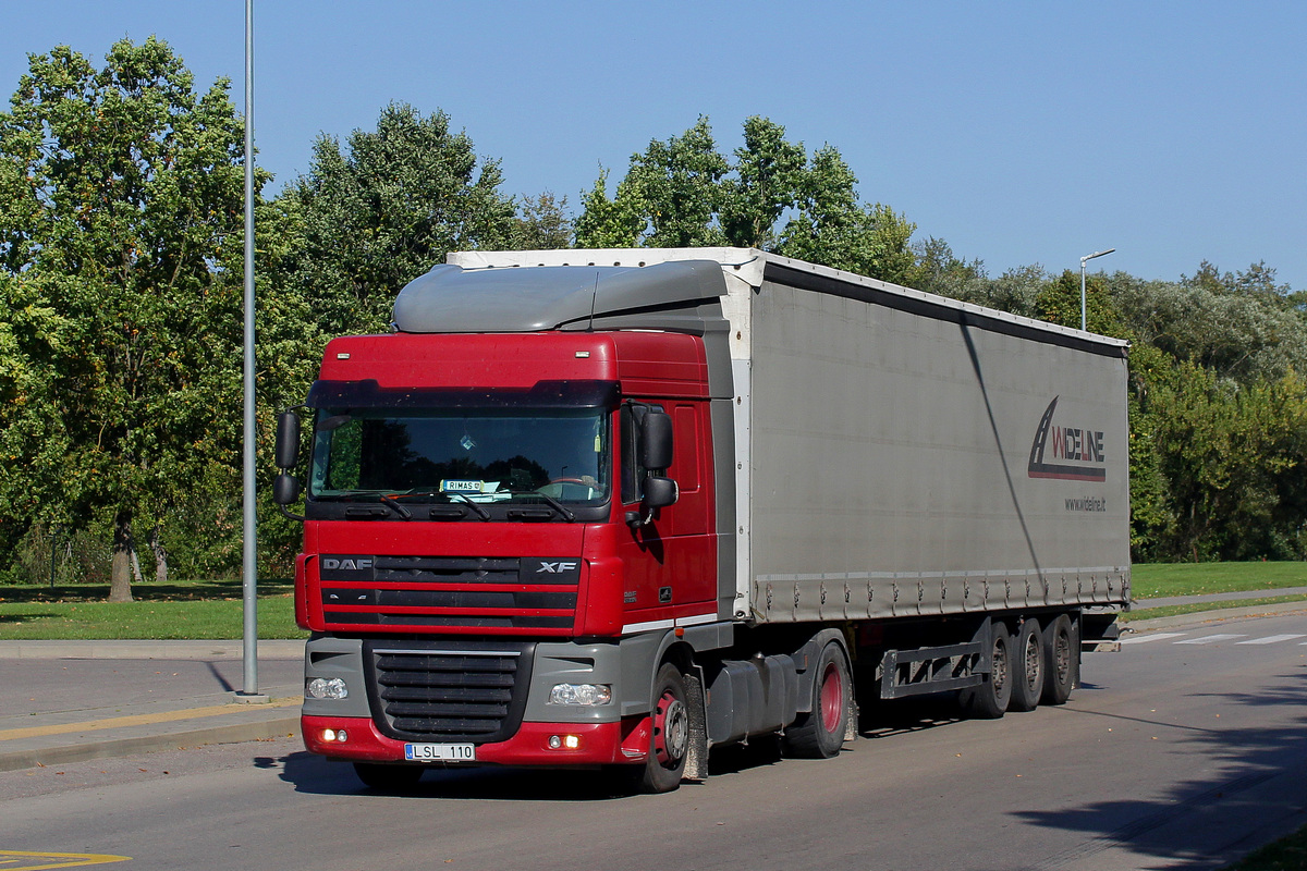 Литва, № LSL 110 — DAF XF105 FT