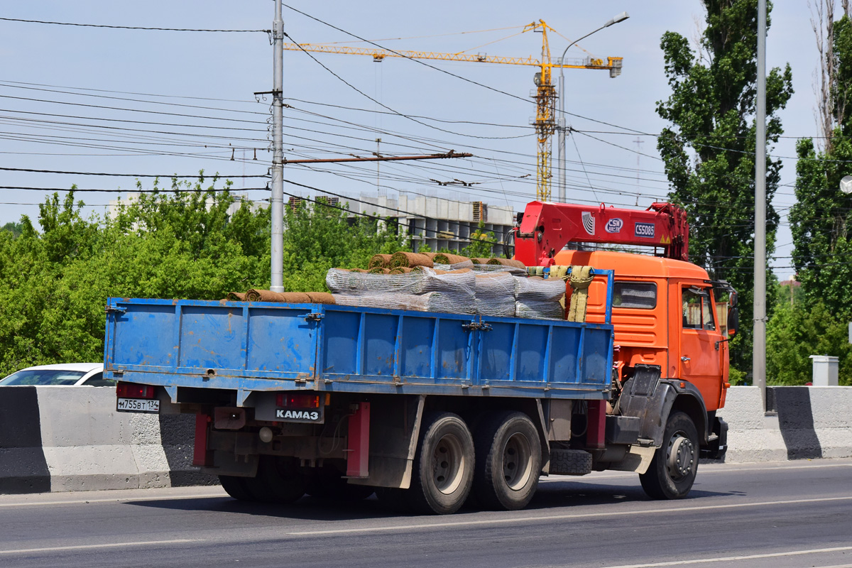 Волгоградская область, № М 755 ВТ 134 — КамАЗ-65115 (общая модель)