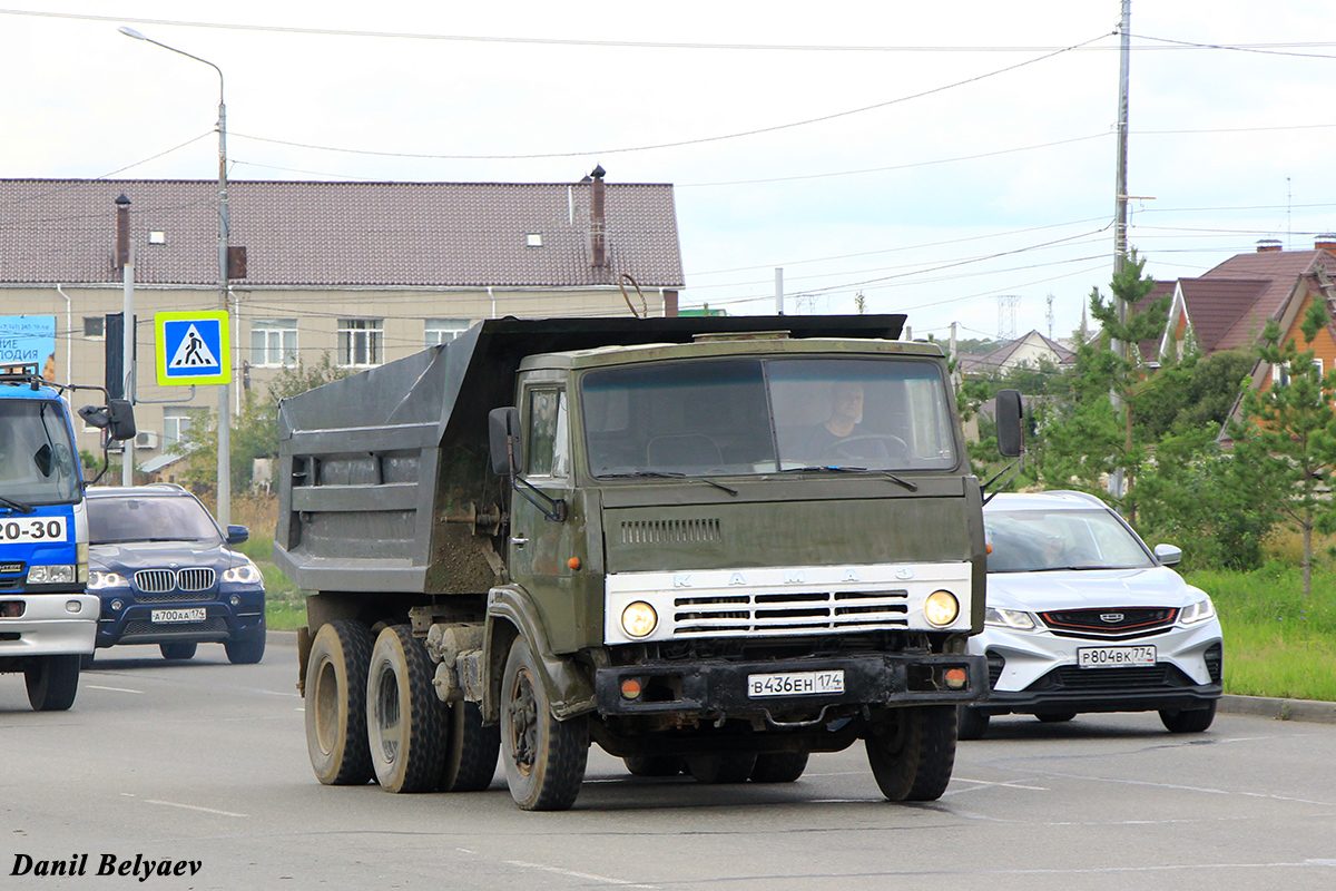 Челябинская область, № В 436 ЕН 174 — КамАЗ-55111 [551110]