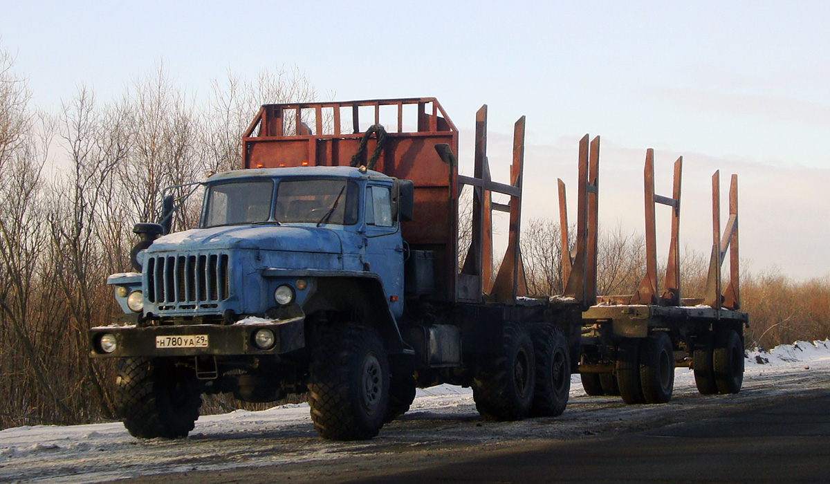 Архангельская область, № Н 780 УА 29 — Урал-4320-41