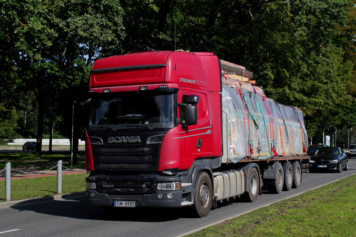 Латвия, № GM-8887 — Scania ('2013) R500