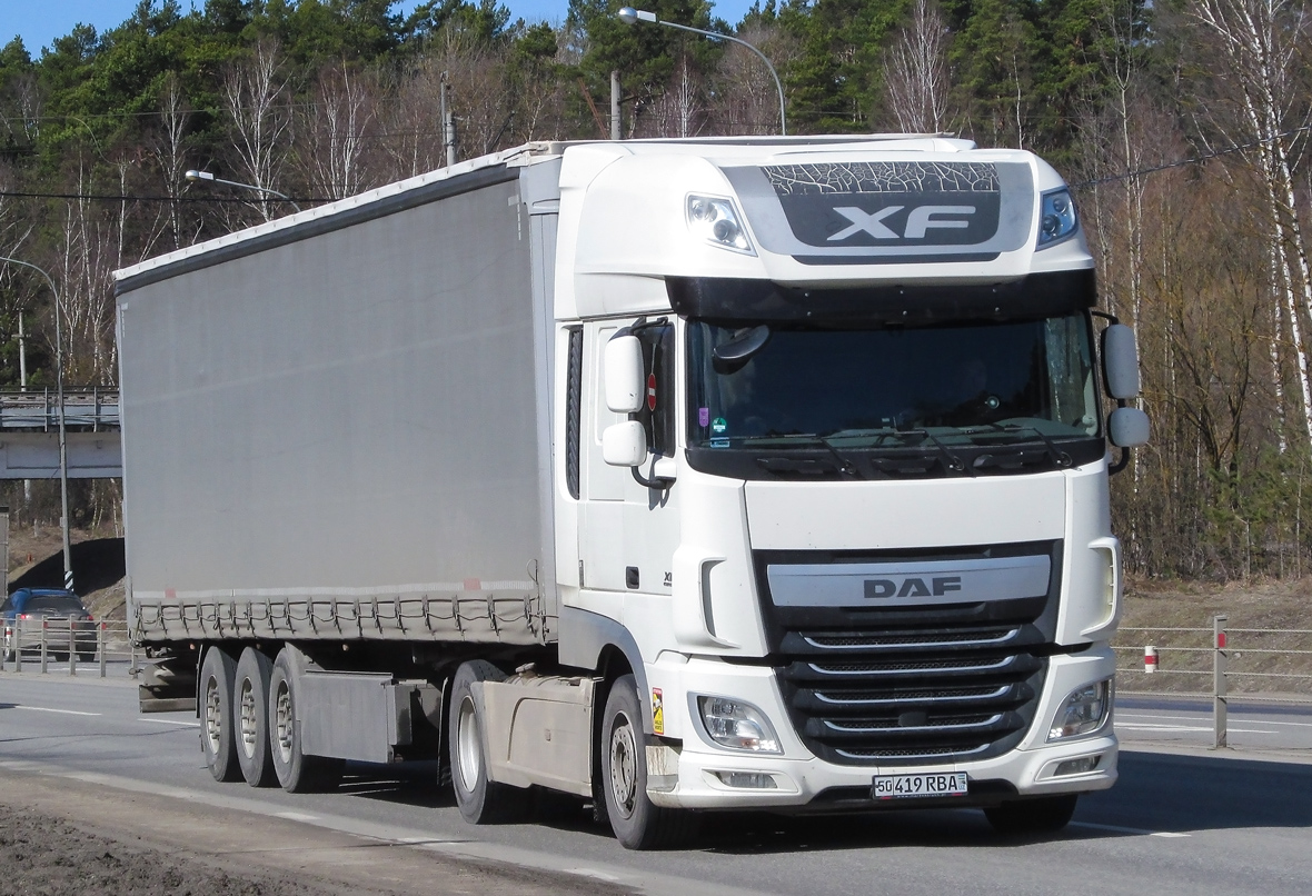 Узбекистан, № 50 419 RBA — DAF XF Euro6 FT