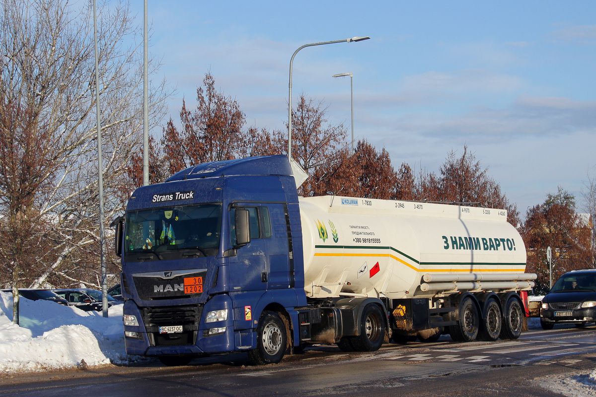 Львовская область, № ВС 6237 ОС — MAN TGX ('2016) 18.460