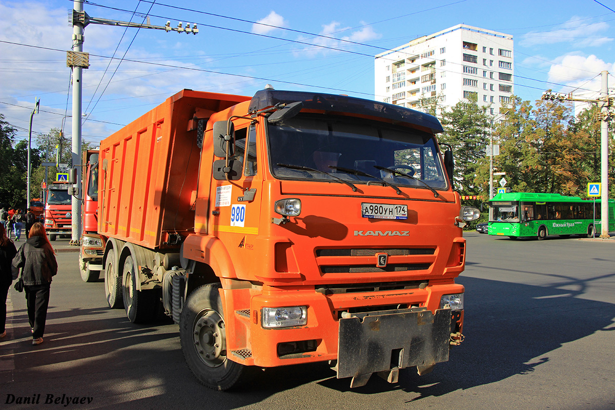 Челябинская область, № А 980 УН 174 — КамАЗ-6520-53