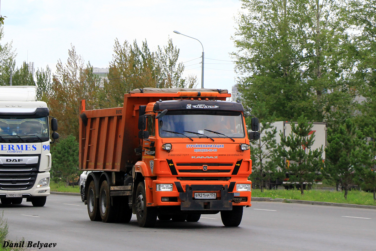 Челябинская область, № В 921 УР 174 — КамАЗ-6520-B5(49)