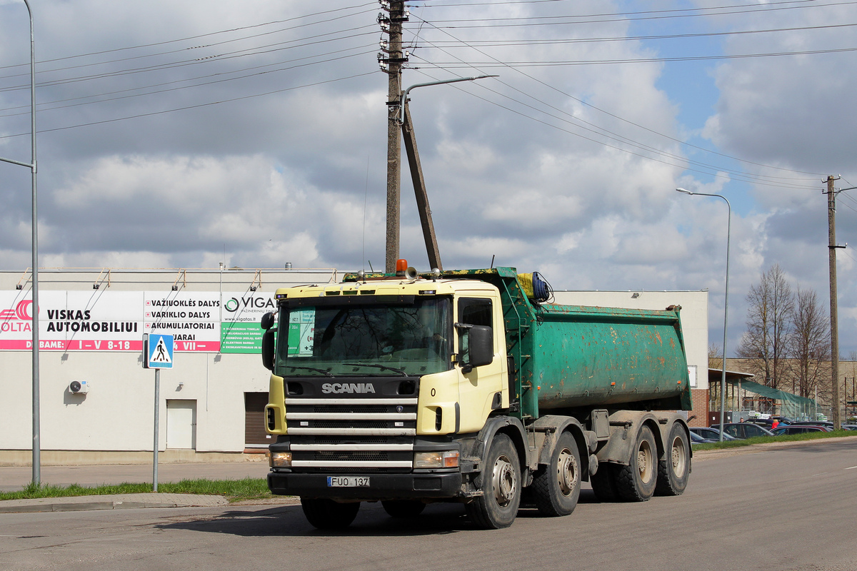 Литва, № FUO 137 — Scania ('1996, общая модель)