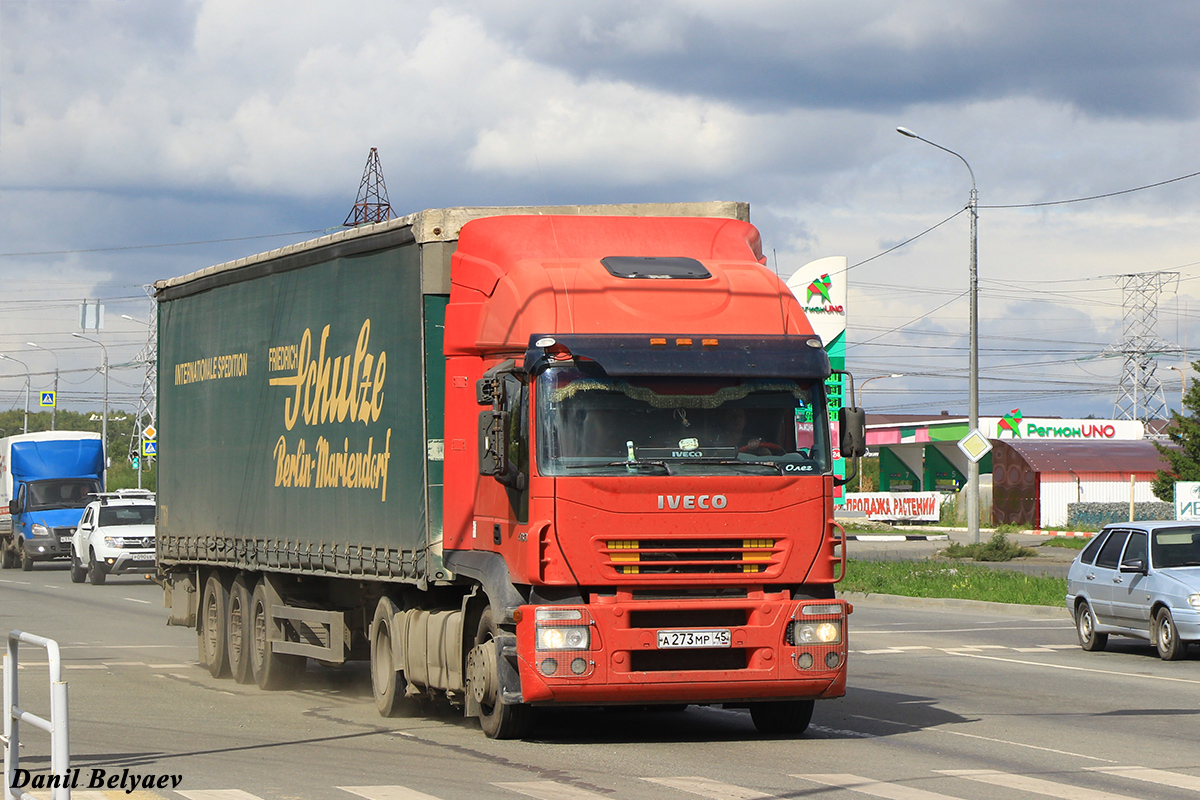 Курганская область, № А 273 МР 45 — IVECO Stralis ('2002) 430