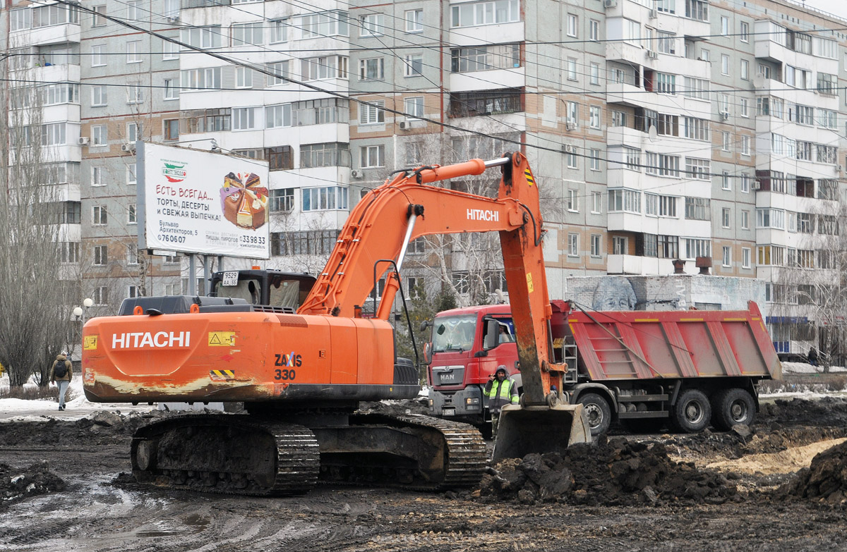 Омская область, № 9529 АА 55 — Hitachi ZX330 (общая модель)