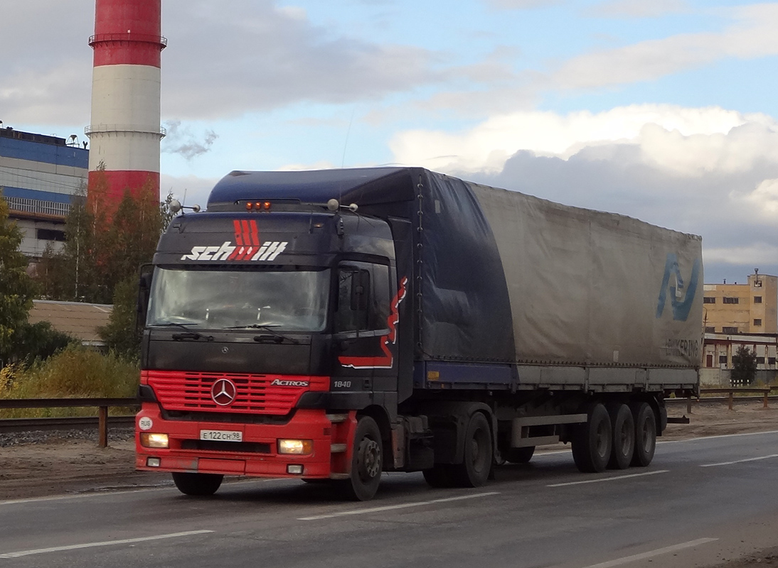 Санкт-Петербург, № Е 122 СН 98 — Mercedes-Benz Actros ('1997) 1840